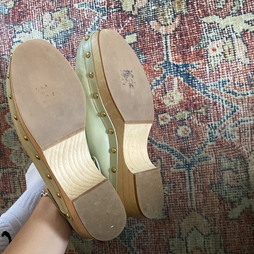 J Crew Convertible leather clogs BA188 - Picture 3 of 6